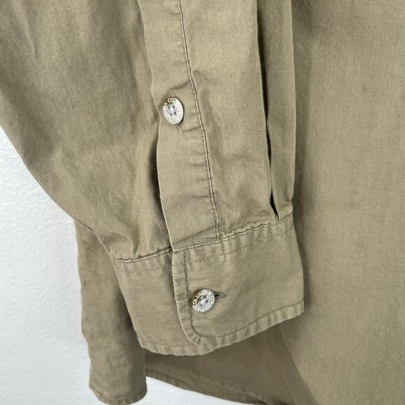 Columbia Sportswear Company PFG Khaki Beige Long Sleeve Button Up Men's Shirt 2X - Picture 6 of 16